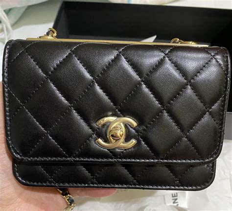 chanel mini trendy woc|Chanel wallets on chain.